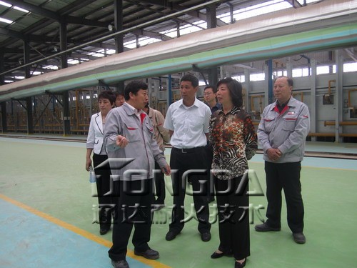 阳泉副市长董仙桃到阳泉金隅通达公司调研