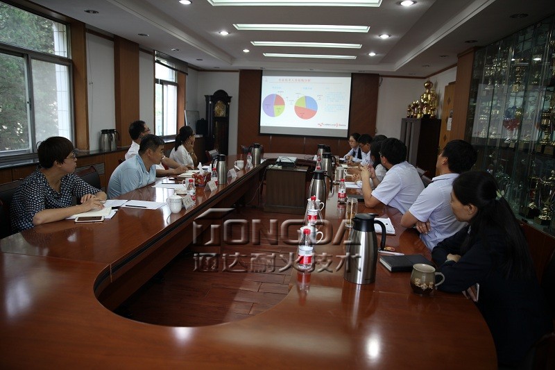 刘文彦一行赴通达公司调研指导