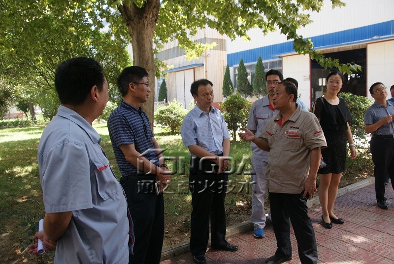 河南省科协党组书记曹奎一行到巩义通达调研指导